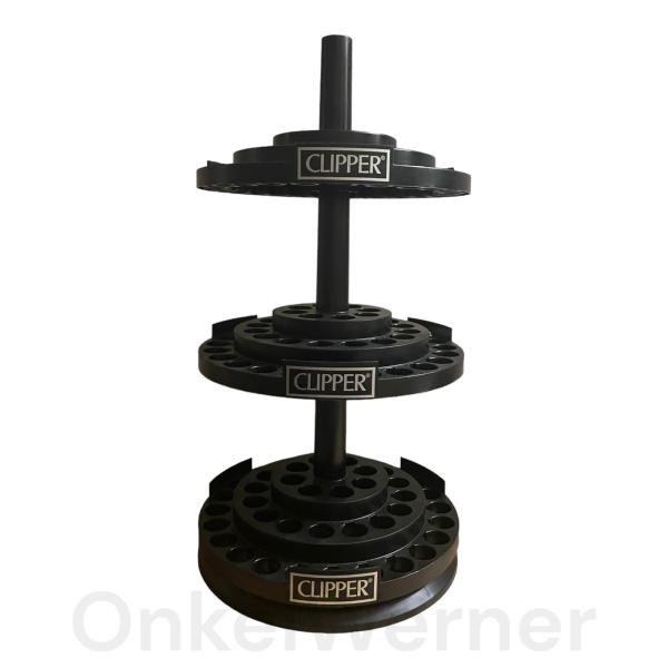 Clipper Karussell Clipper Feuerzeug Dreh Karussell Schwarz 144